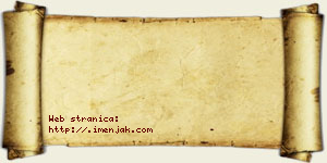 Mina Vojnović vizit kartica